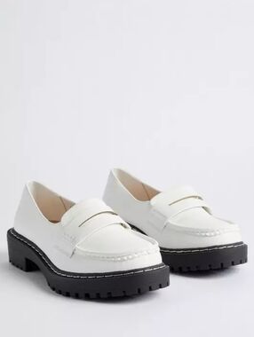 TORRID White Lug Loafer Size 12